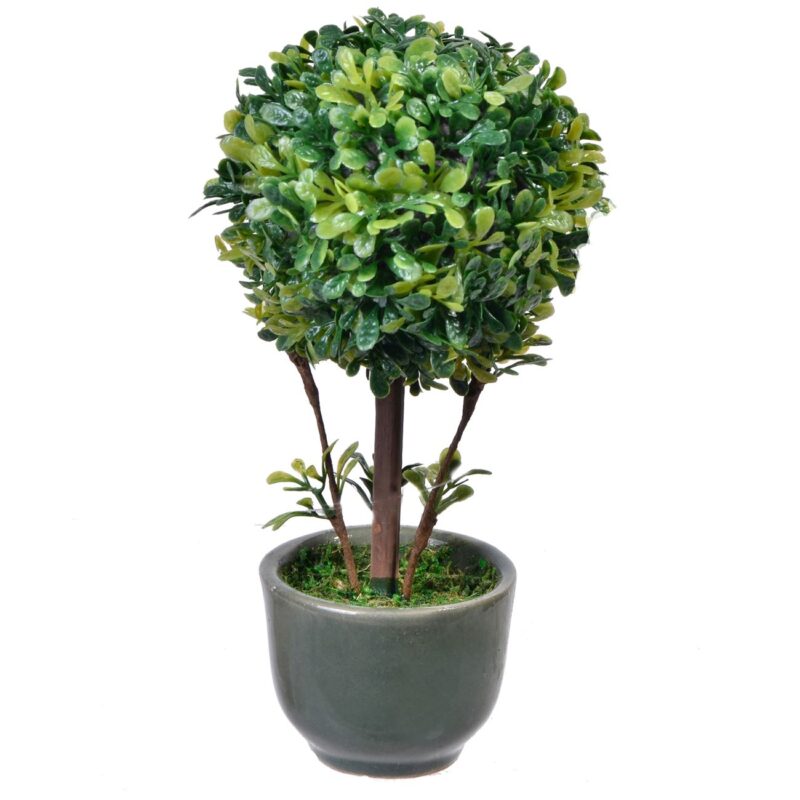 Bonsai artificial in ghiveci , DecorCasa , 16 cm