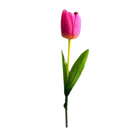 Lalea artificiala cu aspect natural, H 35 cm, roz