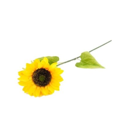 Floare de matase floarea soarelui 68cm galben