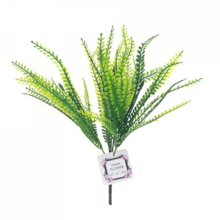 Frunze decor artificiale, PAMI, F1021-103, 33 cm, Verde