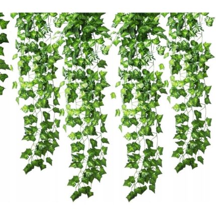 Set 24 ghirlande decorative iedera artificiala 50 m, Verde
