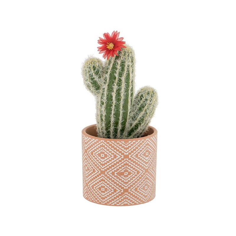 Ghiveci decorativ cu Cactus artificial, 25 cm, ATU-082047