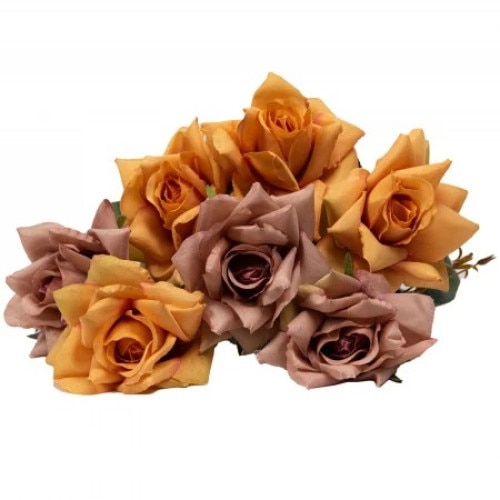 Buchet artificial, Avantflor, Trandafiri Vintage, lungime 40 cm