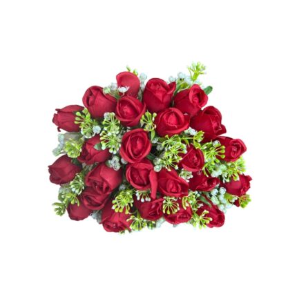 Trandafiri 24 buc, culoare rosie, 40 cm