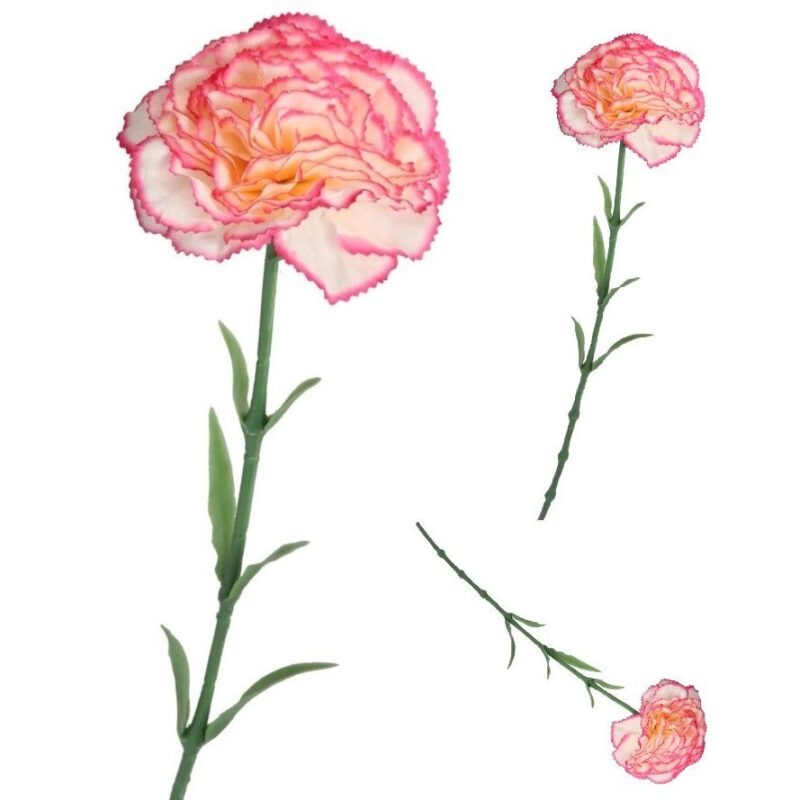 Buchet flori artificiale, Cauciu/Plastic, Roz