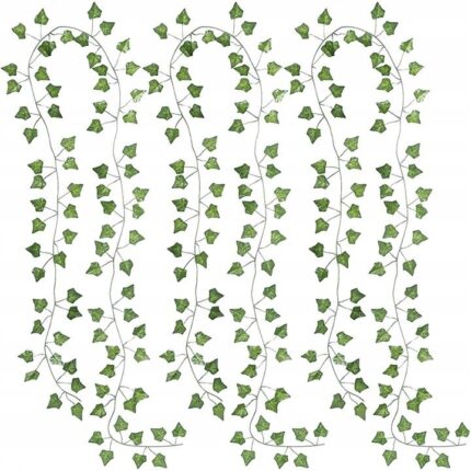 Iedera artificiala pentru decorare, Zola®, 2.10 m/buc, lungime toatala 6.3 m, plastic, verde
