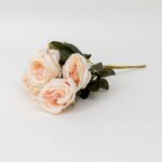 Buchet 6 flori artificiale, H 30, culoare roz deschis, B.S.P. / CD3292_2