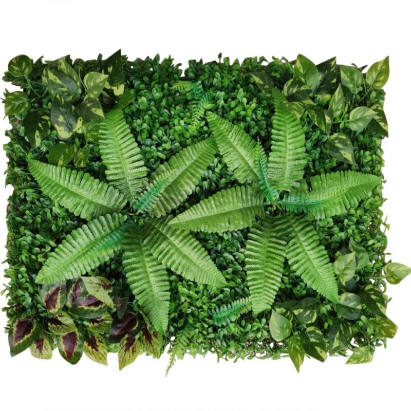 Floare, Panou de Perete, Polietilena, 60x40cm, 6Buc, Verde