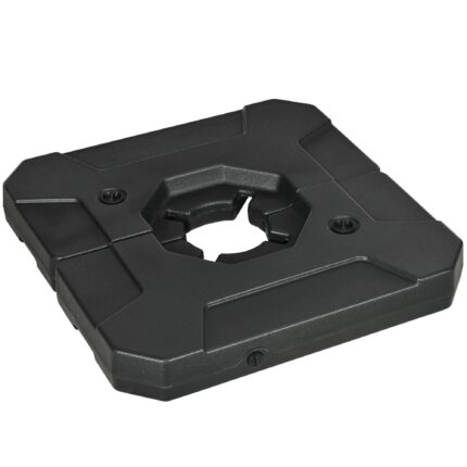 Set 2 Placi de Baza pentru Umbrela de Gradina Outsunny, HDPE, Negru, 88.5x44x12cm