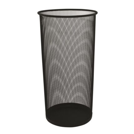 Suport pentru umbrele Q-CONNECT MESH, rotund, din plasa metalica, diametru 265 mm, negru