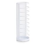 Suport pentru umbrele Zeller, Metal, 41 cm inaltime, 14 cm diametru, Alb