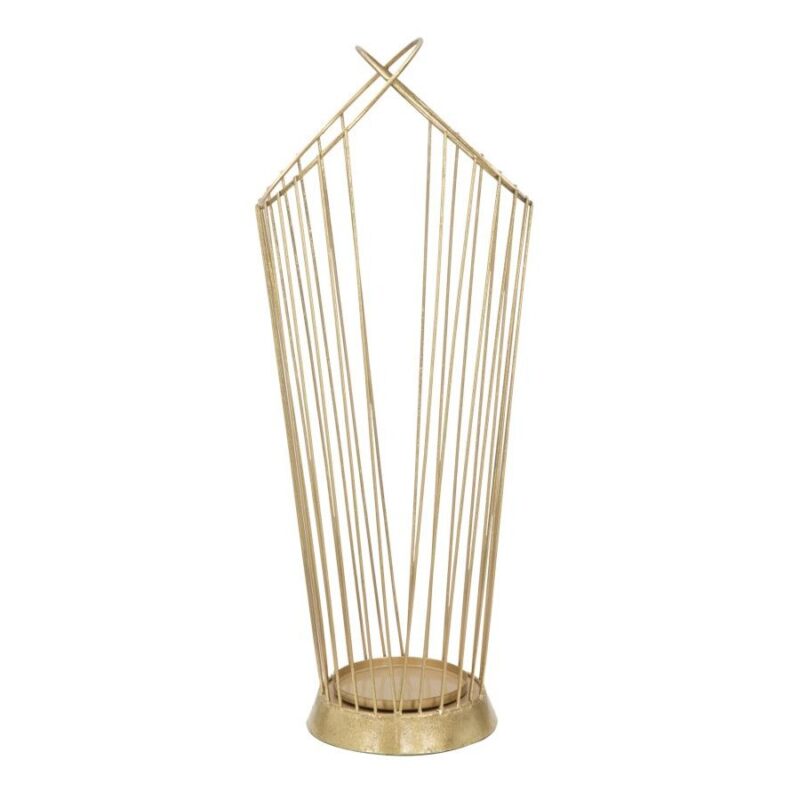 Suport Umbrele Mauro Ferretti Glam Stick 26,5X23X68,5 cm, Auriu