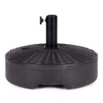 Suport umbrele de gradina/terasa, negru, diametru 45 cm