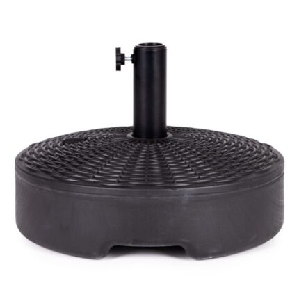 Suport umbrele de gradina/terasa, negru, diametru 45 cm
