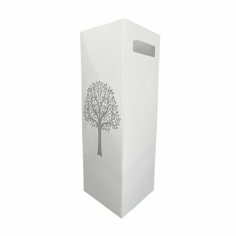 Suport umbrele Versa Lively, metal, alb, 15.5x49x15.5cm