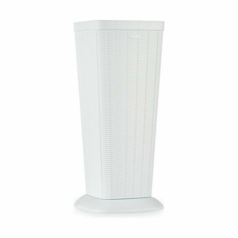 Set 6 Suporturi umbrele Stefanplast Elegance, Plastic, Alb, 25x57x25cm