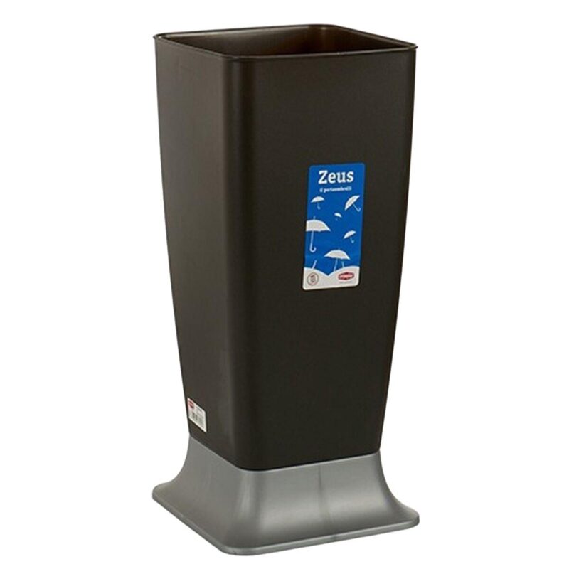 Set 6 Suporturi umbrele Stefanplast Zeus, Plastic, Antracit, 25x55x25cm