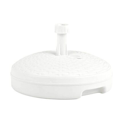 Suport umbrela, IPAE Progarden, polipropilena, alb, 20L, 45x15cm