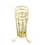 Suport de umbrele decorativ, 10-0390, auriu patinat