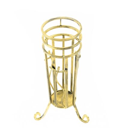 Suport de umbrele decorativ, 10-0390, auriu patinat
