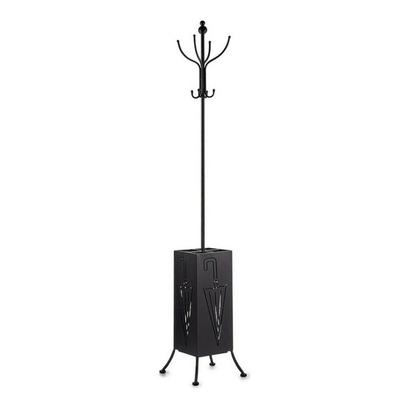 Cuier, Gift Decor, Metal, 34 x 188 x 34 cm, Negru