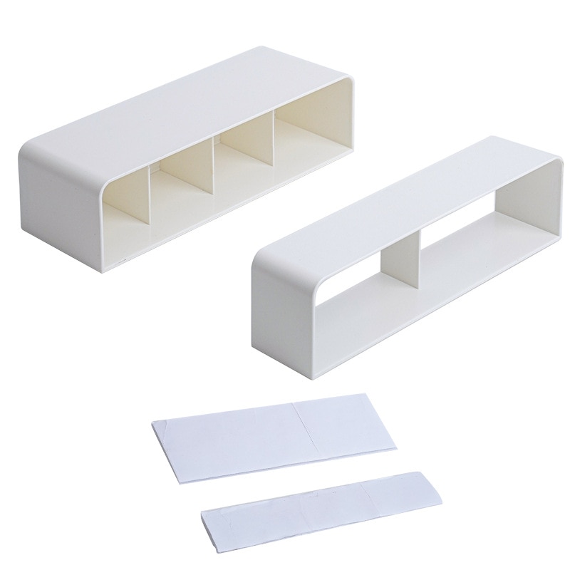 Suport umbrele, Sunmostar, set 2 bucati, alb, 22.2x6.8cm