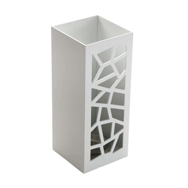 Suport umbrela, Versa, MDF, 22 x 22 x 48.5 cm, Alb