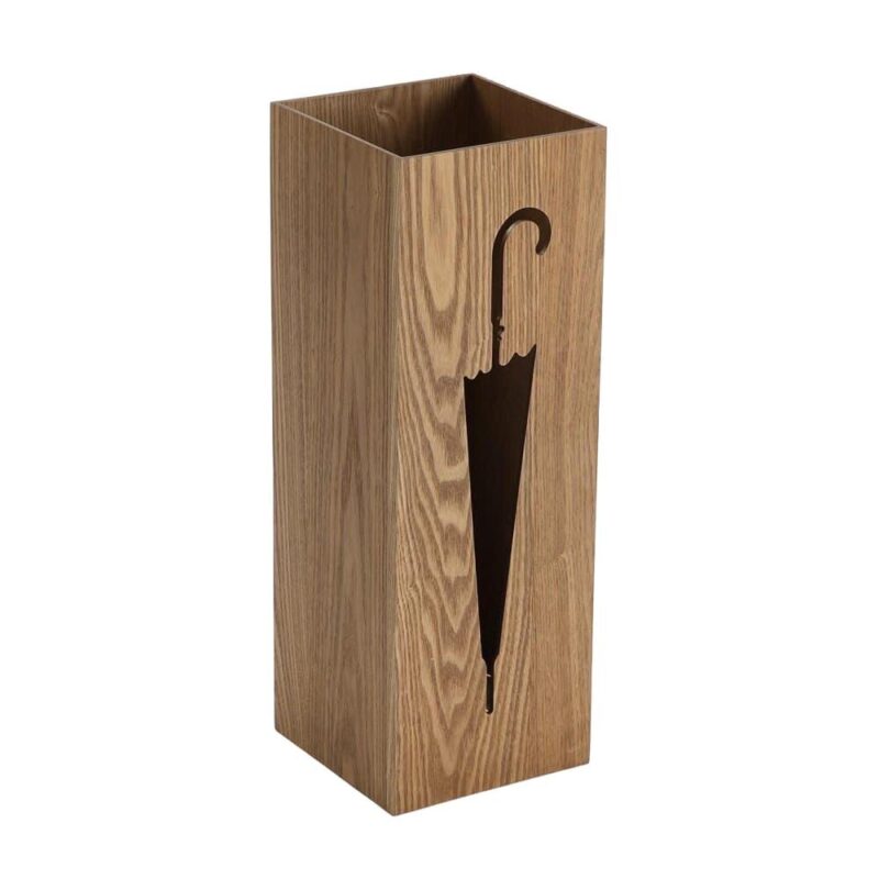 Suport umbrela, Versa, MDF, 16.8 x 16.8 x 48.5 cm, 2kg, Maro