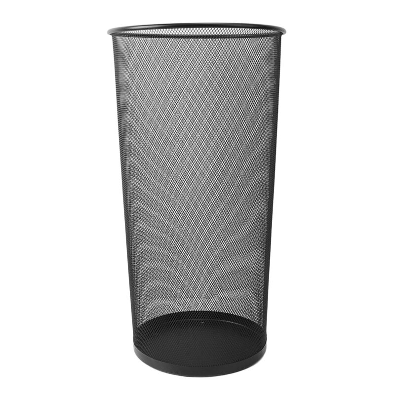 Suport umbrele KkvoGmle, rotund, metalic, negru, design compact, pentru interior