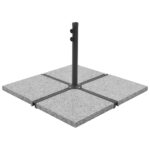 Greutate umbrela de soare vidaXL, Granit, , Gri