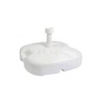 Suport umbrela 41x41 cm, fabicat din plastic culoare alba, diametru teava maxim 3.5 cm