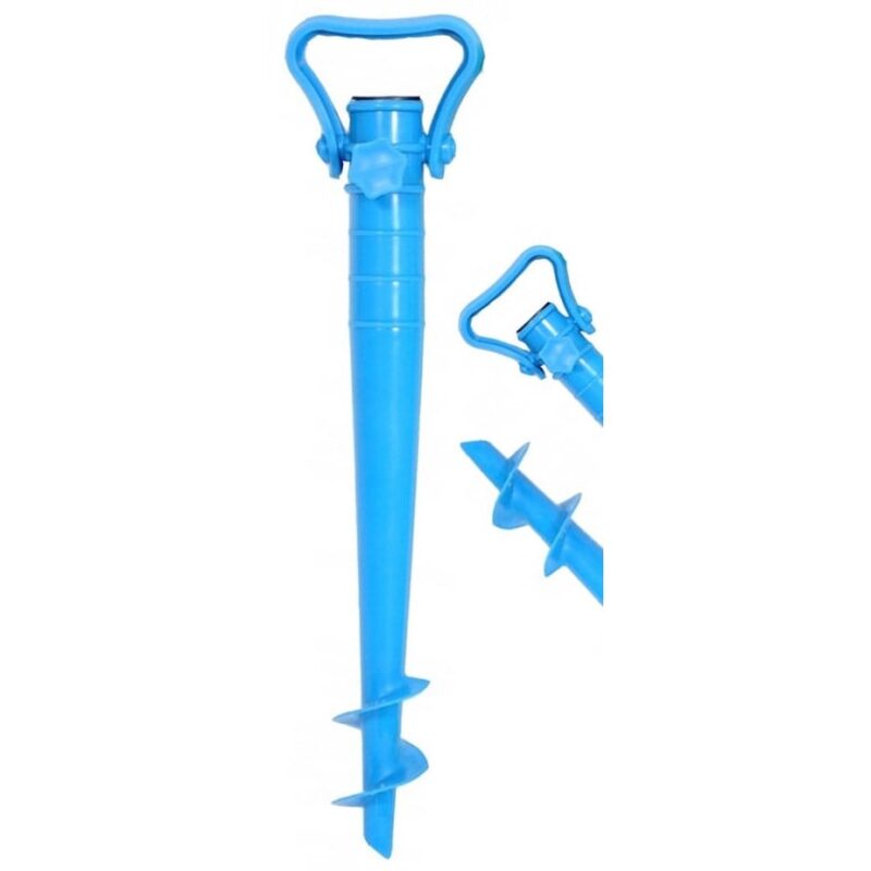 Baza de infiletare pentru umbrela de gradina, Oler, Plastic, 40 cm, Albastru
