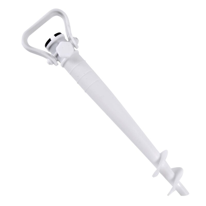 Suport de umbrela din plastic dur, Alb, 38x4 cm