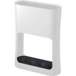 Suport umbrele plastic, alb, colector apa, 21.4x28x9cm, set 4 orificii
