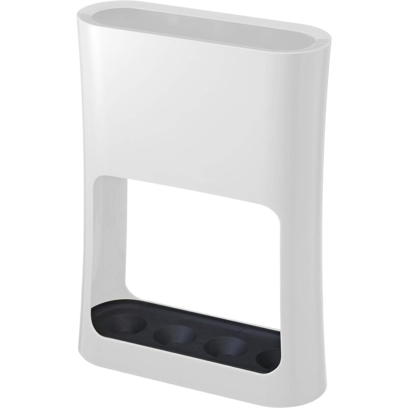 Suport umbrele plastic, alb, colector apa, 21.4x28x9cm, set 4 orificii