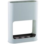 Baza pentru 4 umbrele, Plastic/Otel, 28x21.4x22 cm, Alb