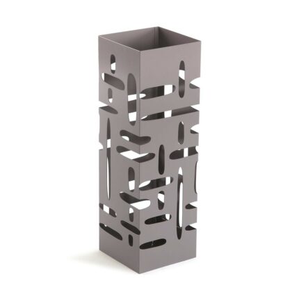 Suport umbrele Versa, metalic, gri, 15.5x49x15.5 cm