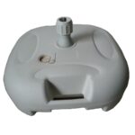 Suport umbrela de culoare gri, in forma de patrat, pentru gradina sau terasa, de exeteior, rezistenta UV, de 25 L, ATS