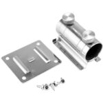 Suport umbrela pentru balustrada, Sunmostar, Inox, Argintiu