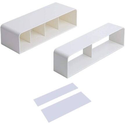 Raft pentru umbrele, ABS, 22.2x6.8 cm, Alb