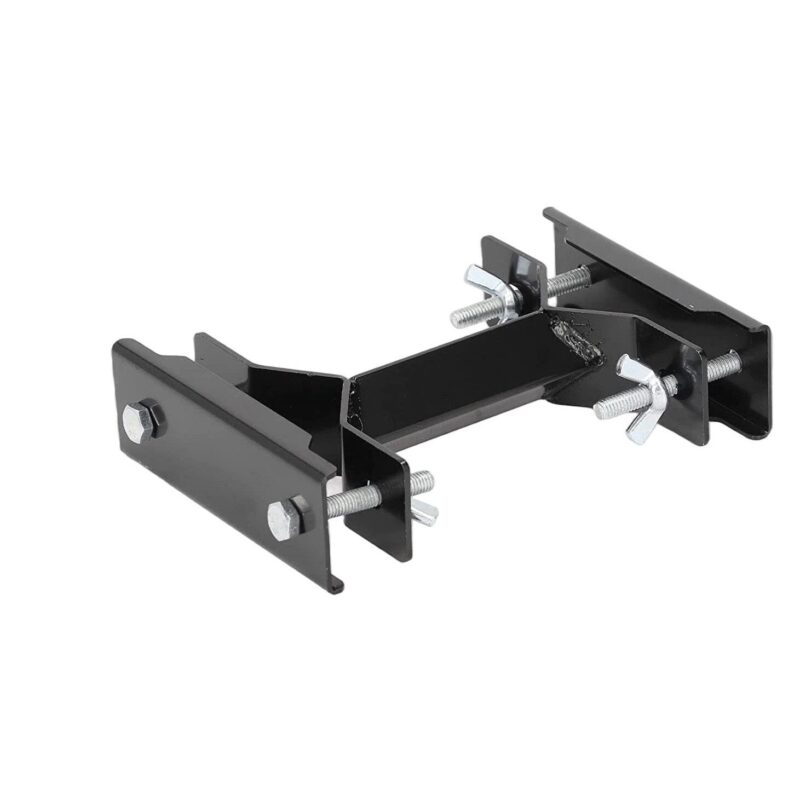 Set 3 cleme pentru umbrela terasa, Inox, Negru