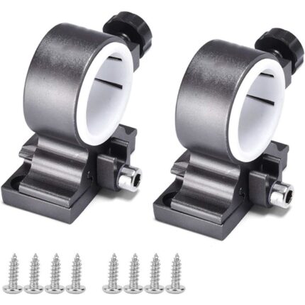 Set 2 suporturi pentru umbrela, Sunmostar, Aluminiu, Gri