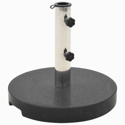 Suport umbrela de soare vidaXL, negru, granit, 20 kg 45068