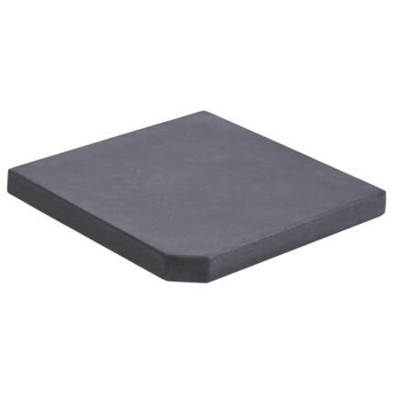 Baza umbrela vidaXL, Granit, Negru, 47 x 47 x 4,5 cm