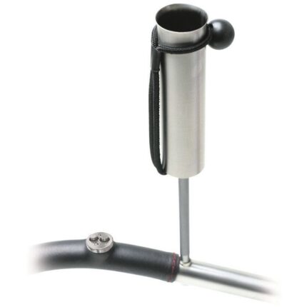 Suport umbrela, Ticad, 43x390 mm, Argintiu/Negru