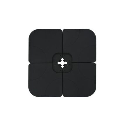 Suport pentru umbrela, patrat, set 4 elemente, 50x50x7.5 cm, MCT 2916