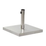 Baza de umbrela, DKD Home Decor, Inox, Gri