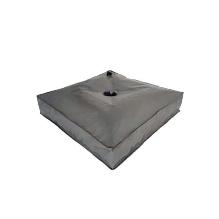 Suport umbrela, forma patrata, diametru 10 cm, 74x74x14 cm, culoare gri