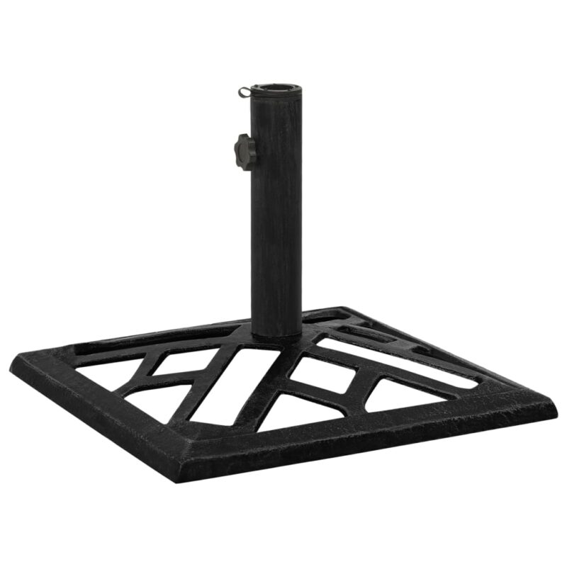 Baza de umbrela vidaXL, negru, 44x44x31, fonta 317763
