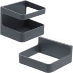 Suport pentru umbrela montat pe perete, Sunmostar, Plastic, Gri